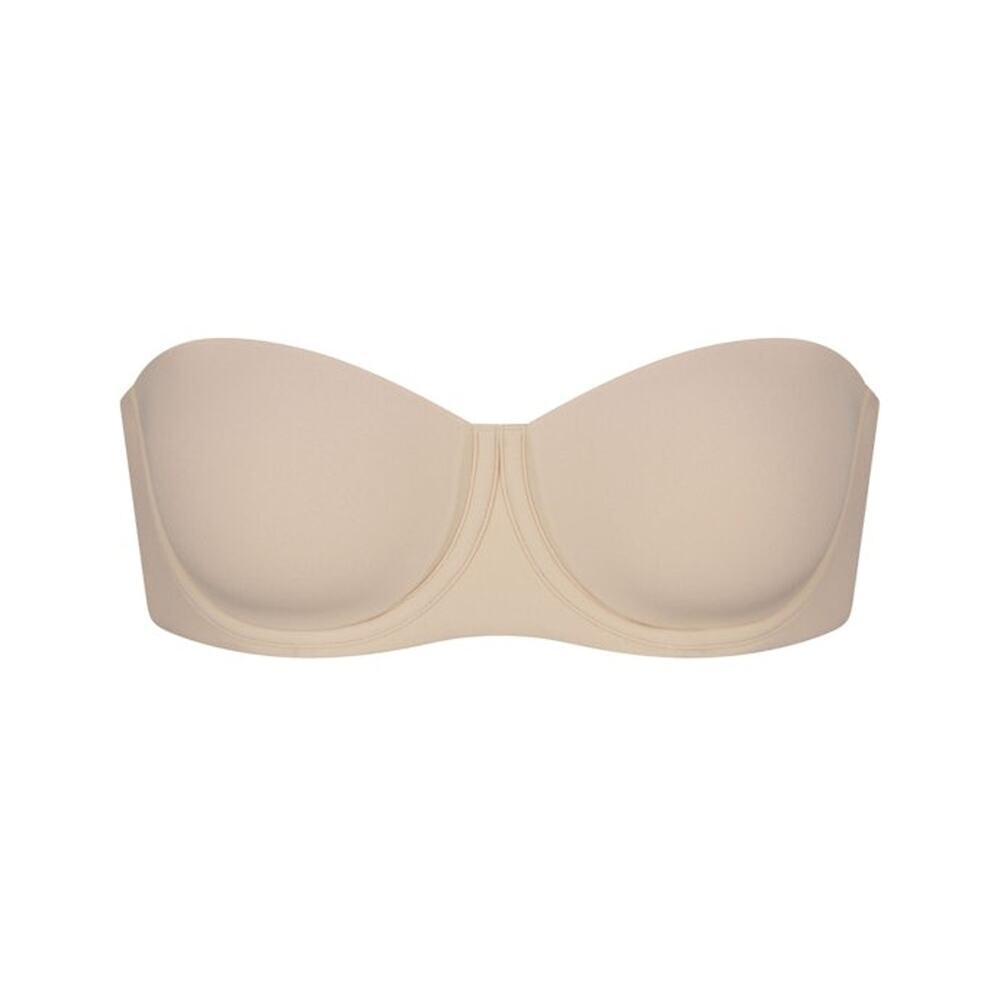 SKIMS FITS EVERYBODY Strapless Bra - Sand Size 34C NWT #1785 - Picture 6 of 7